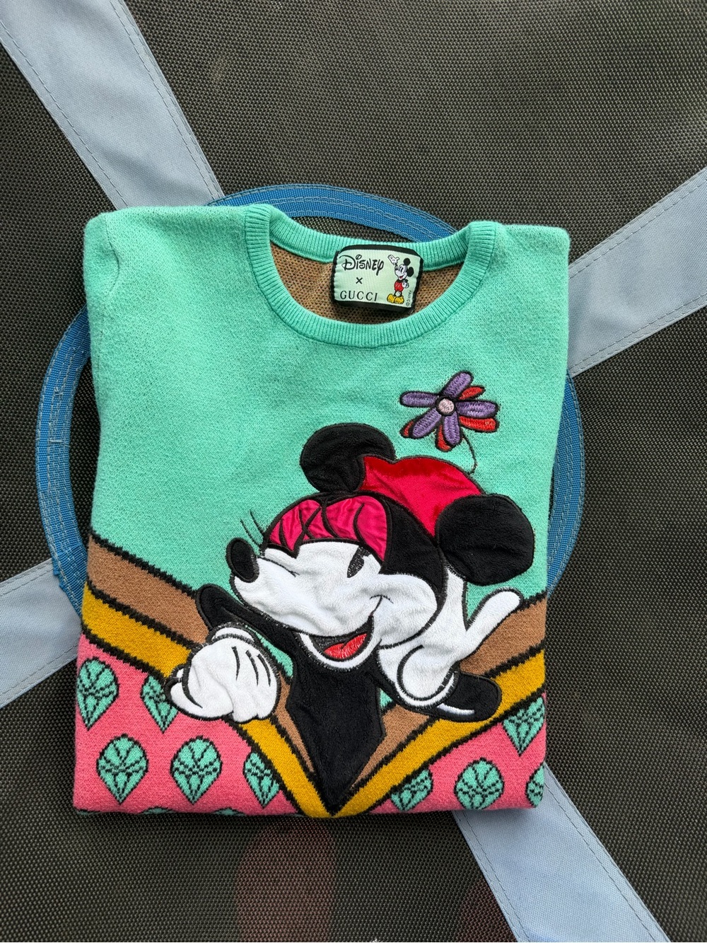 Vintage Gucci x disney , Pink & Black Minnie Graphic Sweater